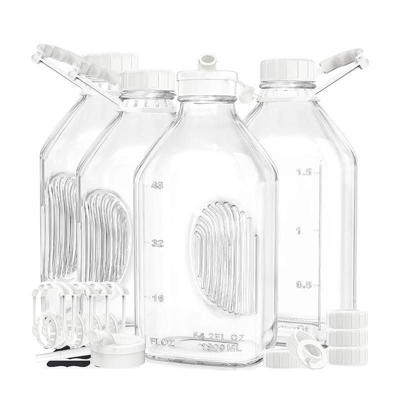 Glass milk bottles wholesale